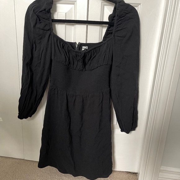 Aritzia "Delilah" Dress - Black - Long Sleeve - Sunday Best - Extra Small - Picture 3 of 4